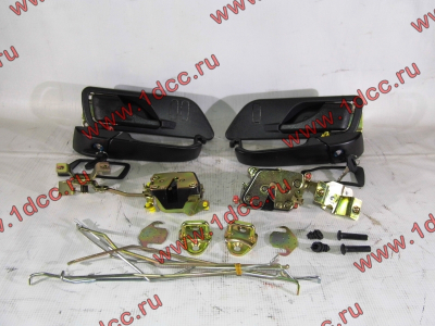 Ремкомплект замков на две двери (ручки внутренние, замки, ключи, тяги) F FAW (ФАВ)  для самосвала фото 1 Нижнекамск