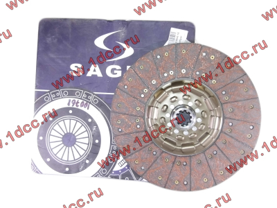 Диск сцепления ведомый 420 мм SAGES H2/H3 HOWO (ХОВО) WG1560161130 фото 1 Нижнекамск