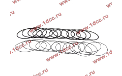 Кольцо уплотнительное гильзы цилиндра (комплект 12 тонких и 12 толстых) двигатель TD226B6G фото Нижнекамск